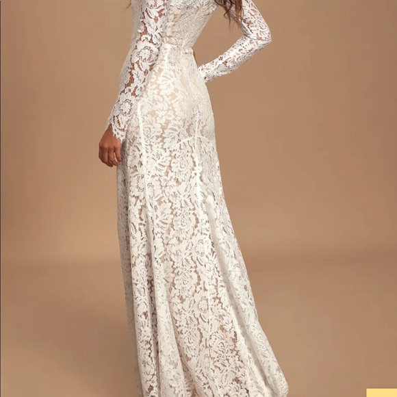 Lulus lace long sleeve dress - Picture 2 of 2